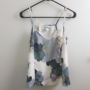 H&M Floral Tank Top (Size 4)